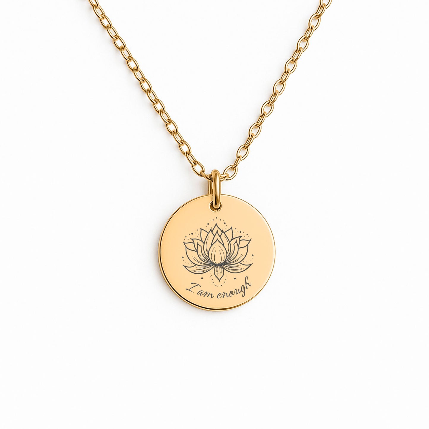I am enough 🌸 - Betekenisvolle affirmatieketting