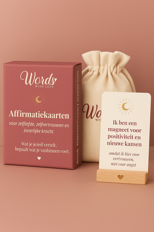 Affirmatiekaarten - woorden voor meer zelfliefde, vertrouwen en innerlijke kracht